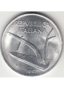 1967 Lire 10 Spiga Fior di Conio Italia